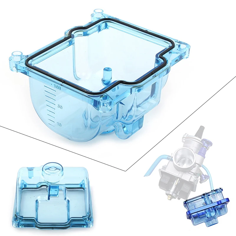 Transparent Carburetor Float Bowl Oil Cup PWK for Keihin EVO OKO KOSO 21mm 24mm 26mm 28mm 30mm 32mm 34m Motorcycle Accessories