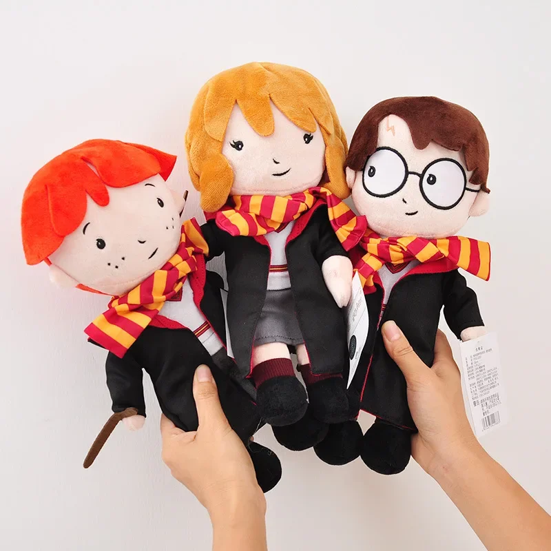 17-30cm Harry Potter Academy Series Cartoon Plush Doll Pendant Toys Backpacks Keychain Doll Pendant Anime Peripherals Decoration