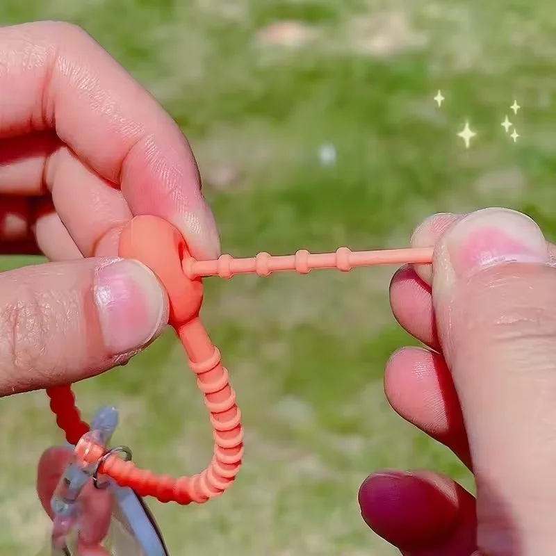 6/12/18PCS Multiple ColorSilicone Cable Ties Reusable Durable Flexible With Textured Design Secure Fastening Multi-Color Options