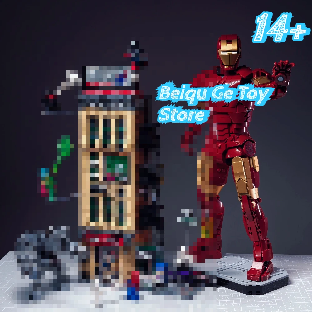 

В наличии коллекционный конструктор меха 76344 Mark 3, набор строительных блоков, подарок для взрослых, коллекционное украшение.