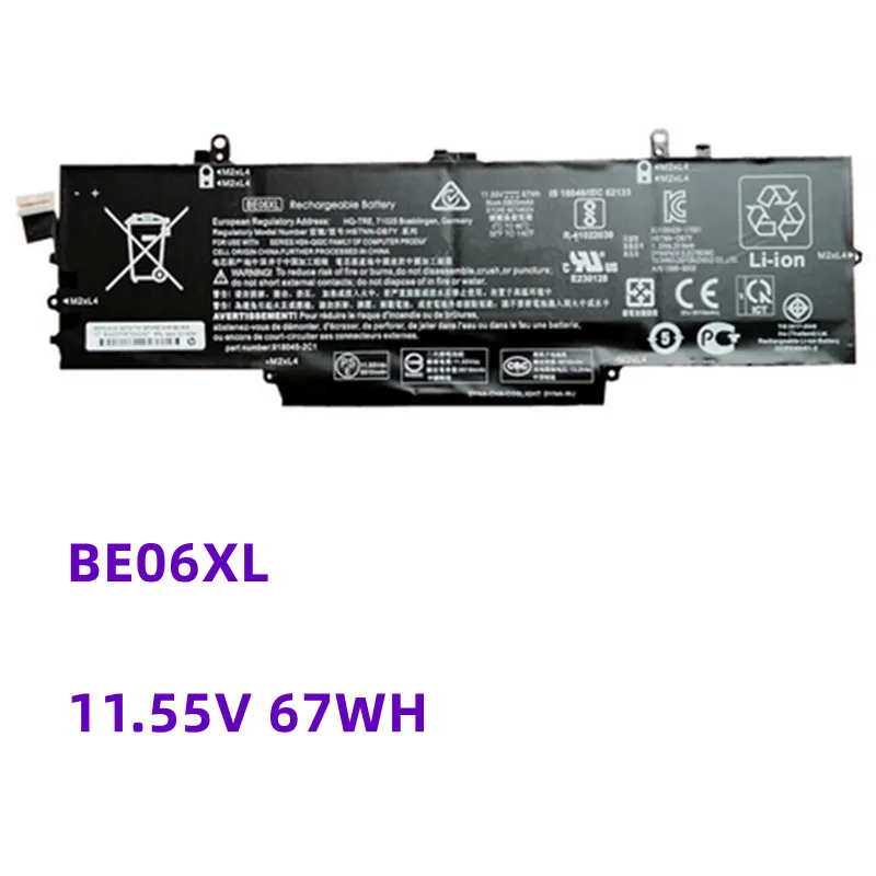 BE06XL Battery For HP Elitebook 1040 G4 2XM88UT 3WD94UT HSN-Q02C HSTNN-DB7Y 918108-855 918180-855 1B7V Q02C 11.55V 67WH