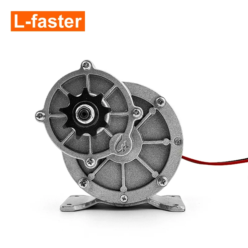 L-faster 24V 36V 450W 16 Teeth Freewheel Electric bike Brushed 9T Gear  with bracket