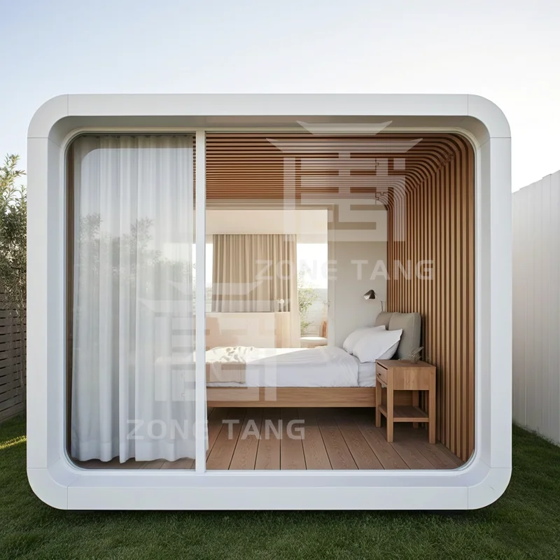 Вагон-ресторан Космический капсульный домик Маленькие двойные широкие мобильные домики Тканевый дом Изоляция Сборный дом Цены Обеденные автомобили