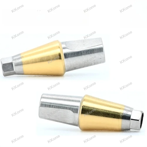 Imagen 2 del producto 10 juegos de accesorios para implantes dentales, muelle recto terminado de aleación de titanio de alta calidad para suministros de clínica Dental Osstem