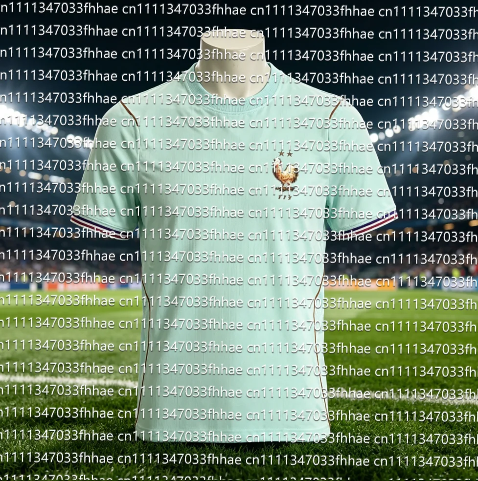 Maillot de football respirant à manches courtes France 2026 NOUVEAU modèle fan pour homme et enfant – Maillot d'entraînement sportif unisexe