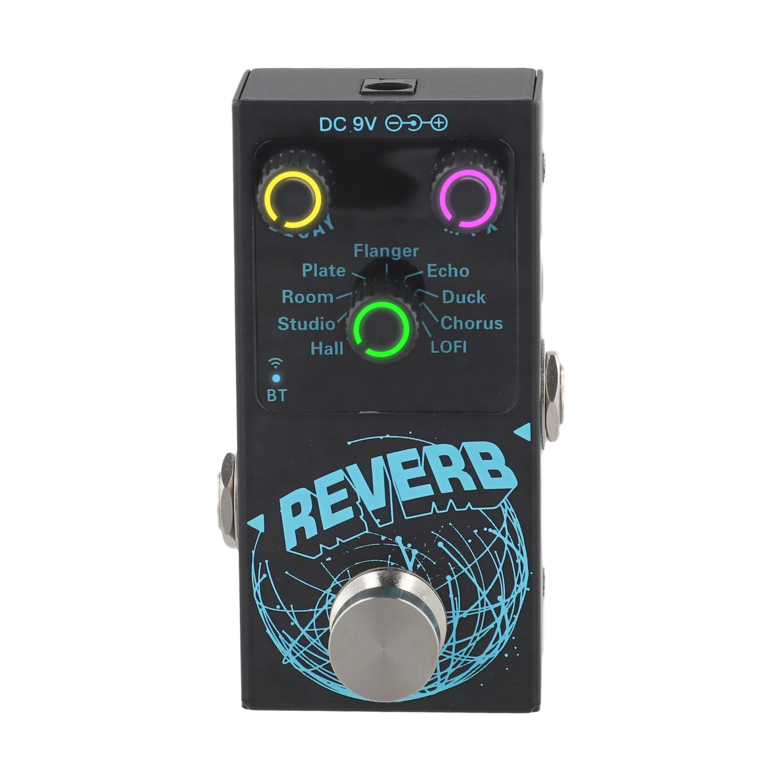 

Черная педаль True Bypass, усовершенствованная беспроводная гитарная педаль, музыкальная педаль, педаль музыкальных эффектов, грибной ножной переключатель, дизайн