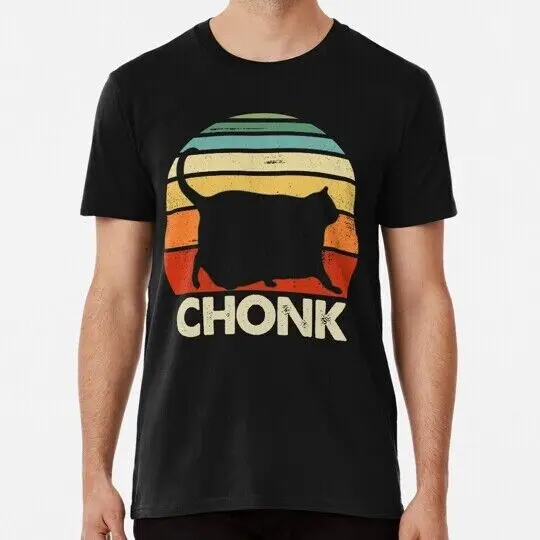 Chonk Cat Retro Vintage S to 5XL Made in the USA T-Shirt