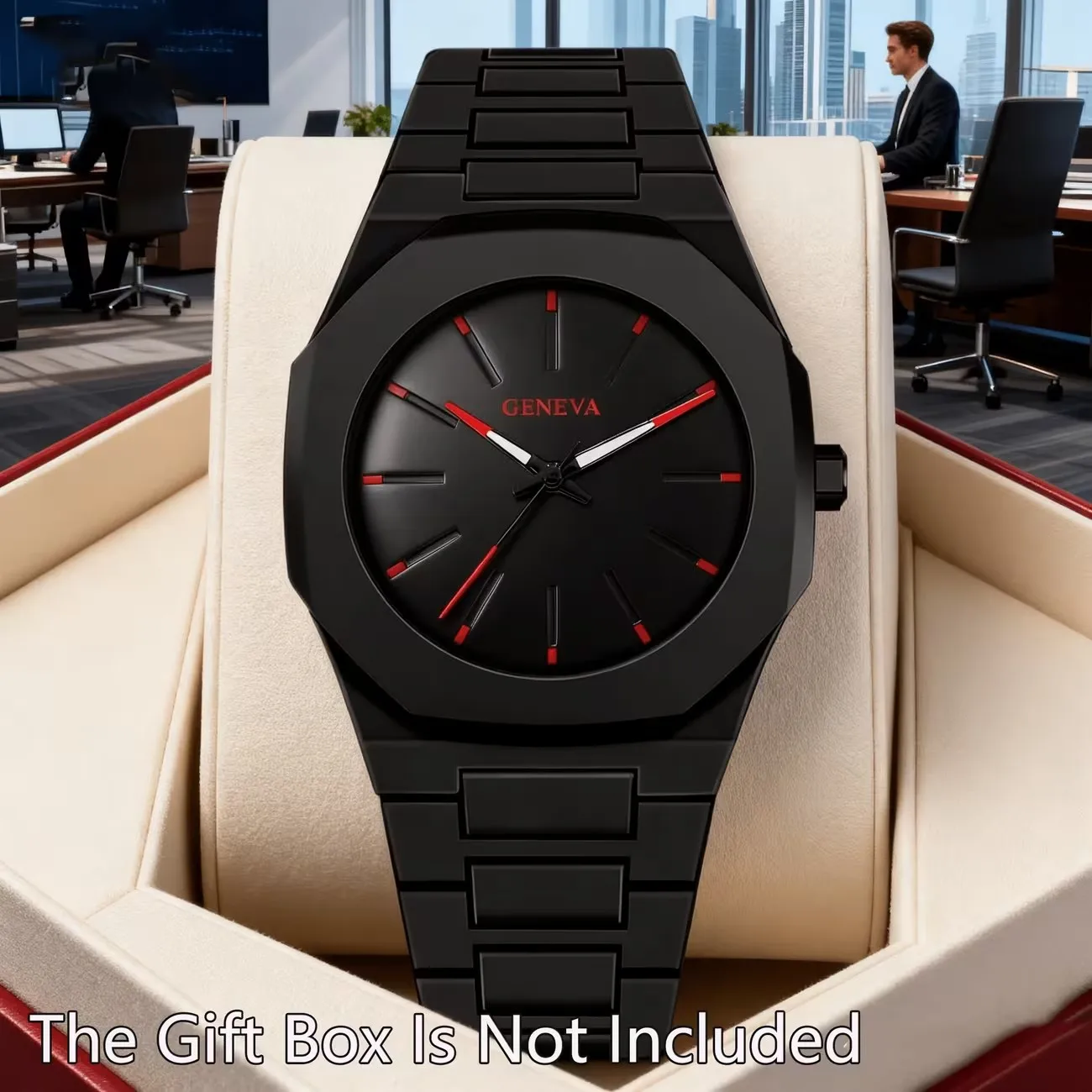 1Pc Men's and Women's Fashionable and Elegant Quartz Watch, with a Round Plastic Dial, Suitable for Daily or Formal Occasions, Especially Ideal as a Fashion Gift for Valentine's Day, Ramadan, Birthdays, and New Year