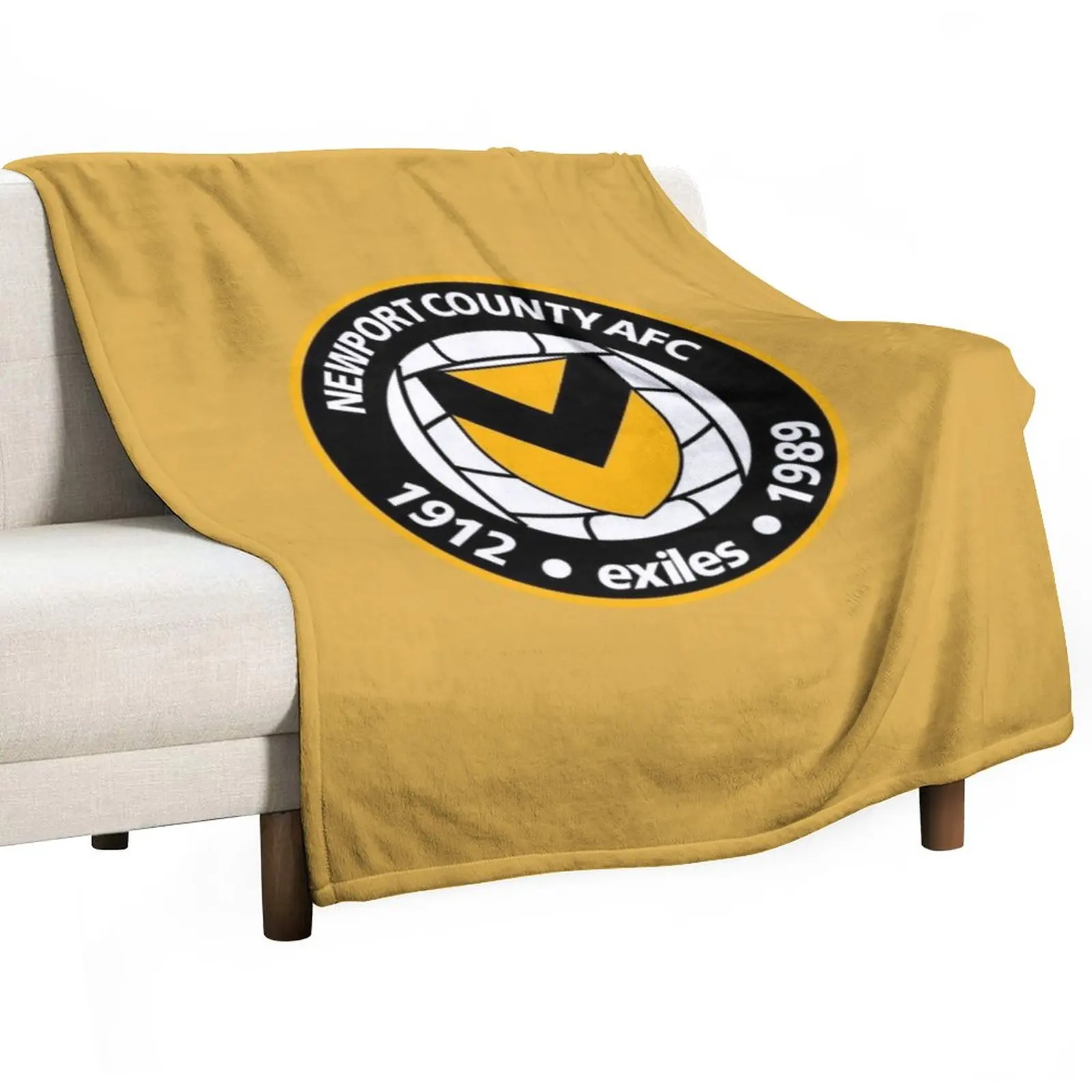 

Newport County A.F.C Throw Blanket Blanket For Baby Fluffy Shaggy Blanket Designer Blankets