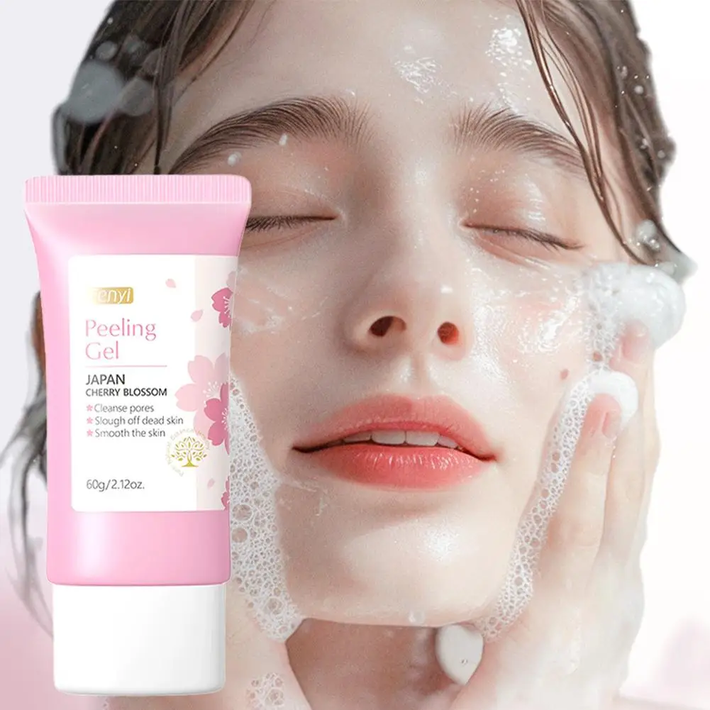 

Очищающее средство для лица Sakura, нежное глубокое очищение, контроль жирности, очищающее средство для кожи лица, уход, сужение, увлажнение, тип кожи, 60 г, все Po M1W3