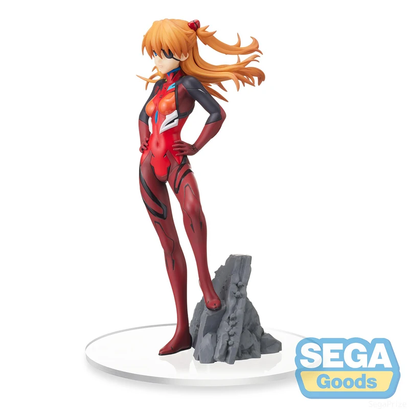 Anime Original SEGA EVA Asuka Langley Soryu Figure Neon Genesis Evangelion Model 23Cm Pvc Figurine Model Toys for Boys Gift