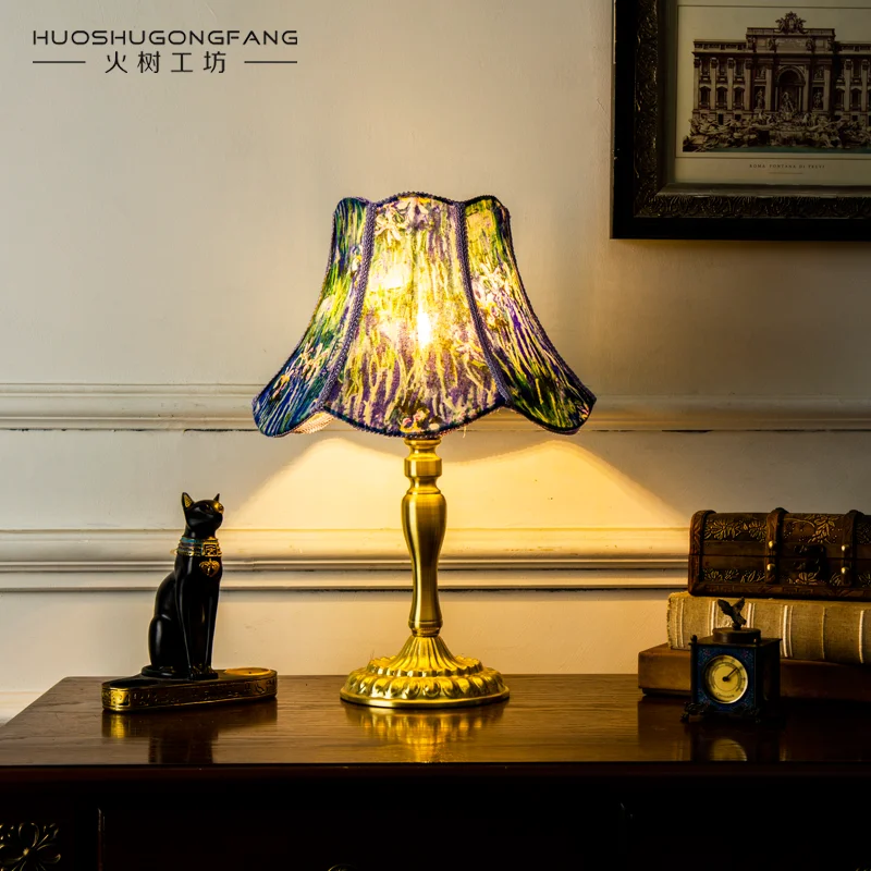 

Высококачественная атмосферная лампа для спальни, прикроватная лампа, роскошная настольная лампа для свадебной комнаты высокого класса