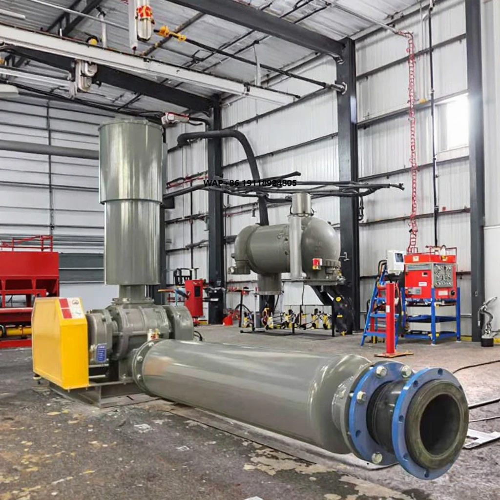 

High Pressure Large Air Volume 380V/415V AC Cast Iron Roots Blower Industrial Blower OEM for Sewage Treatment Plant