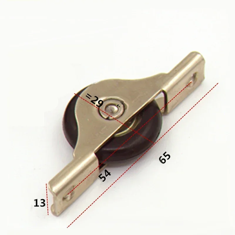 4Pcs Iron Frame+nylon Mute Wheel Sliding Door  Cupboard/Window Groove Load-bearing Pulley Bathroom Cabinet Wardrobe