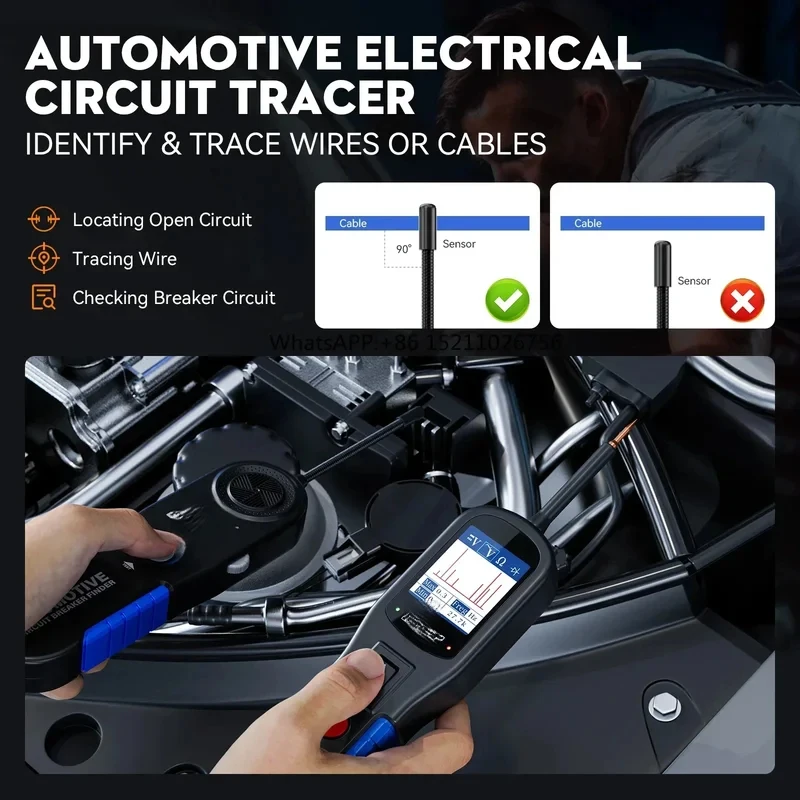 

Hot SalVDIAGTOOL V0 Pro Automotive Power Probe Tter Breaker Finder /V AC Voltage Trailer Relay Fuse Te
