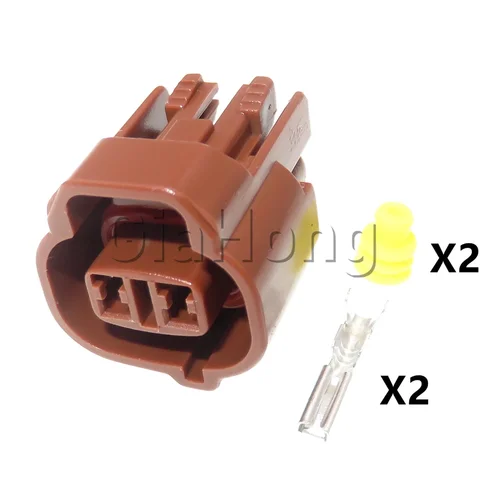 Imagen 2 del producto 1 Juego de 2 vías de montaje de CA, accesorios para automóviles 6189-0033, conector eléctrico para coche, Sensor de temperatura del agua, toma de Cable
