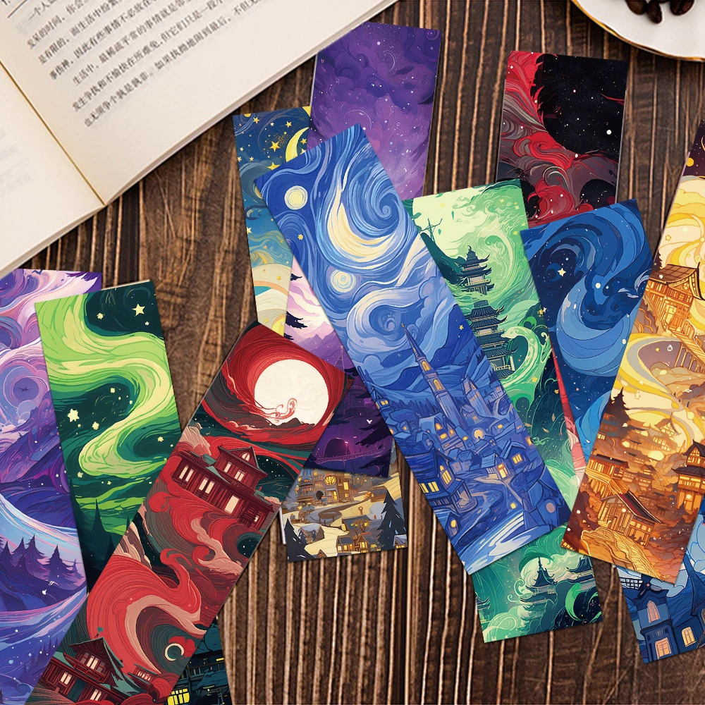 Imagem -04 - Série Fantastic Dreams Bookmark para Crianças Cenário Vintage Leitura Book Mark Marcador de Página Artigos de Papelaria Presente 30 Pcs