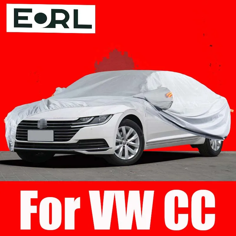 

Car Cover Outdoor Sun Anti UV Rain Snow Frost Dust Protection Cover For Volkswagen VW CC 2017 2018 2019 2020 2021 Accessories