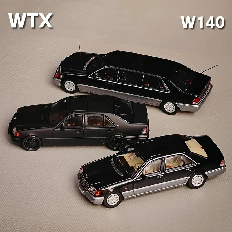 

Модель автомобиля WTX 1:64 S-class W140 из сплава, классика, сувенир для взрослых, подарок, хобби и игрушки