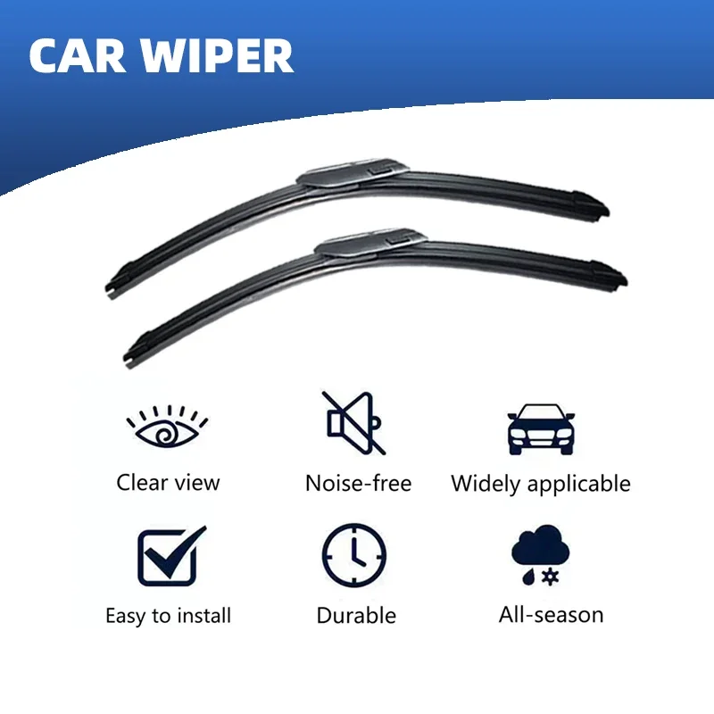 LHD Front Rear Windshield Wiper Blades For Chery Tiggo 8 Plus Pro Max 2020 2021 2022 2023 3pc Windscreen Window Accessories