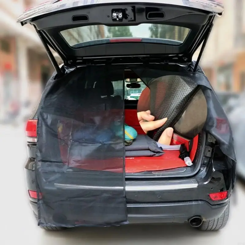 M76E Mehrzweck-Magnet-Heckklappengitter für Autos. Premium-Netz verhindert Insekten und ermöglicht Belüftung, für – Detail 10