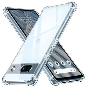 1.5MM Thick Air-Bag Clear Phone Case For Google Pixel 8A 8 Pro 6A 7A 9A 6 7 8 9 Pro XL 5G…