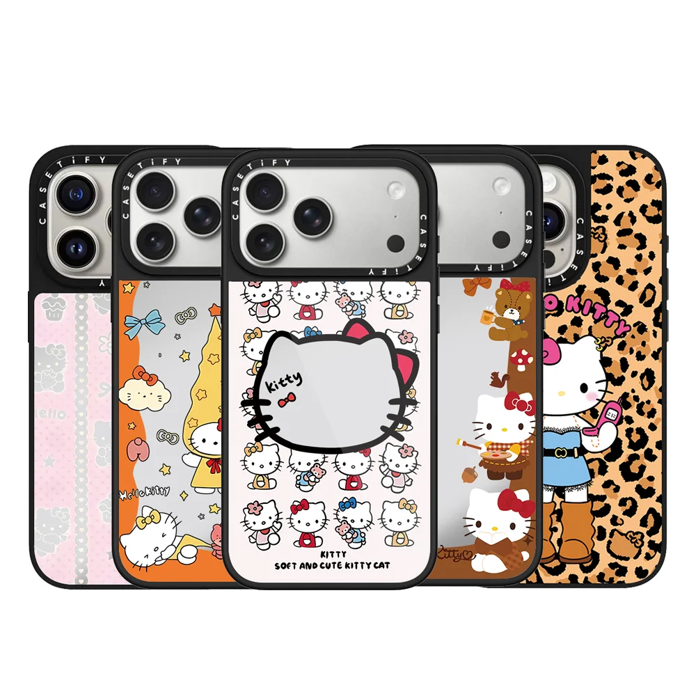 

CASETiFY Co-branded HelloKitty Cartoon Phone Case for IPhone 13 14 15 16 17 Pro Max 16 Plus Air Magnetic Protective Case