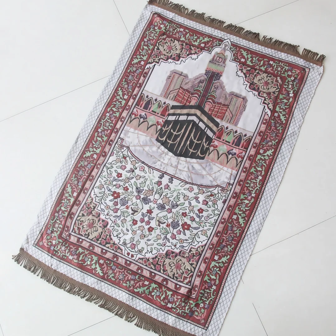سجادة صلاة إسلامية سجادة صلاة إسلامية للنساء المسلمات الرجال سجادة مضفرة إسلامية نمط عتيق سجاد العيد ديكور شرابة