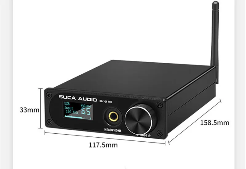 جديد DC12V XMOS XU208 USB DAC فك CSR8675 بلوتوث 5.0 6.35 مللي متر LM49720 TPA6120 سماعة Preamp HIFI المنزل مضخم الصوت