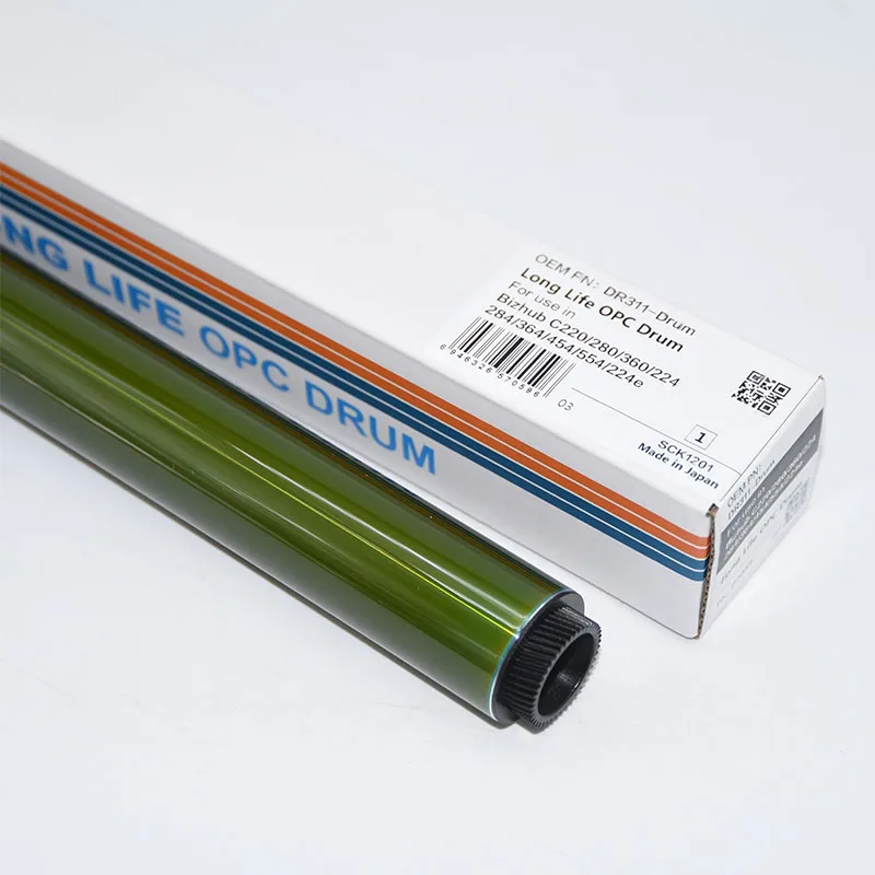 2pcs Japan High Quality Long Life OPC Drum for Konica C220 C280 C360 C224 C284 C364 C454 C258 C368 130,000 Pages