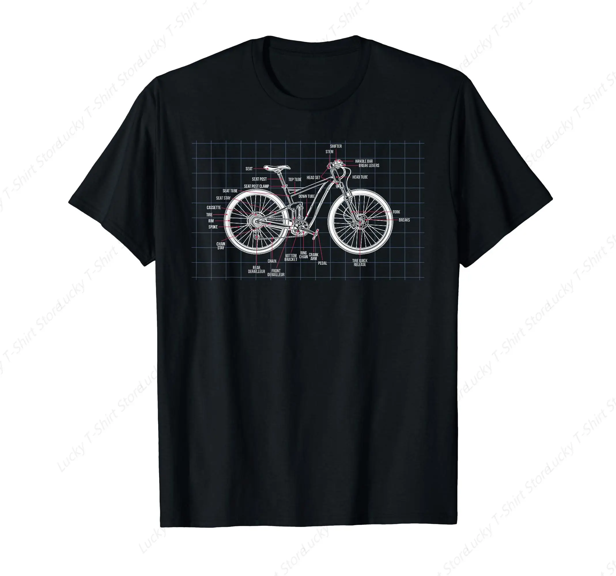 Mountain Bike T-Shirt Wood Downhill Single Track Gift