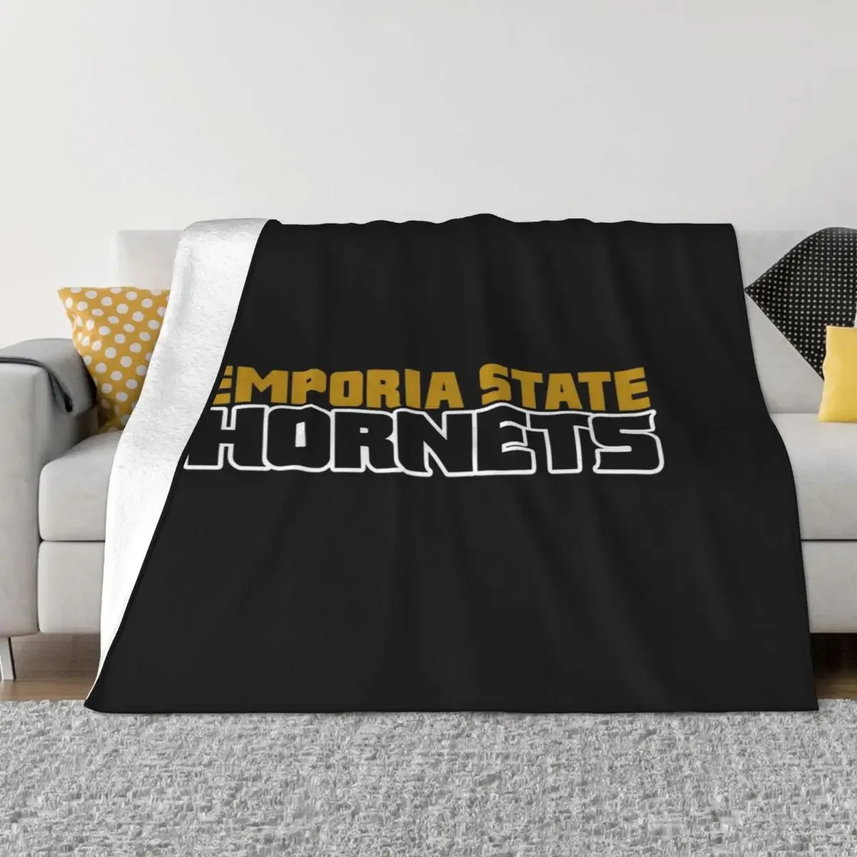 Emporia State Hornets Throw Blanket Moving Thins Blankets