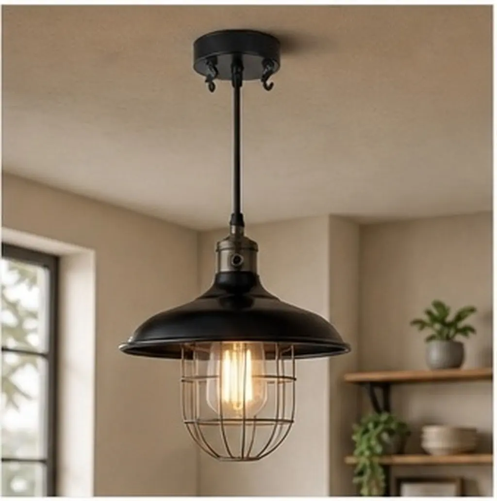Ceiling Plate with Chandelier Hook Rust Resistant Vintage Light Fixture Holder for Home Decor