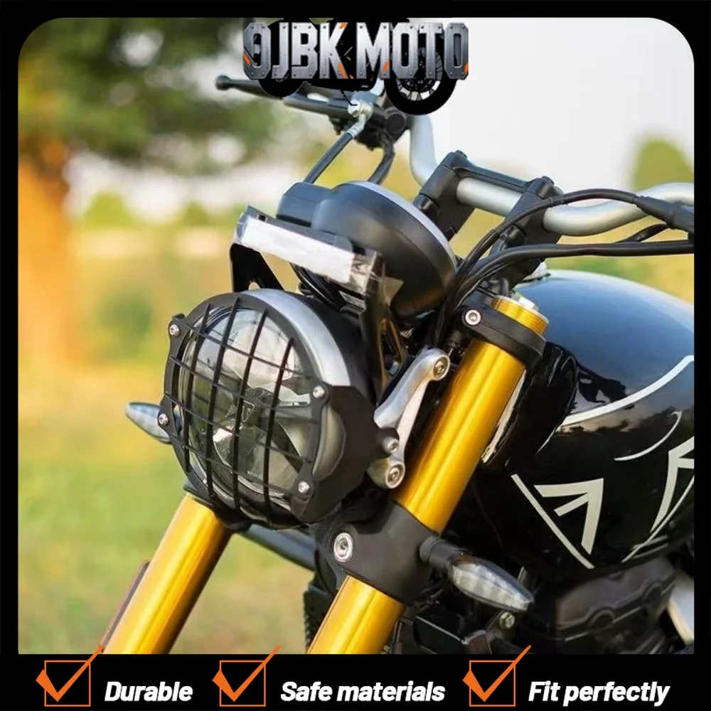 Motorcycle headlight modification headlight mesh cover headlight protection suitable for Triumph Scrambler 400X Speed400