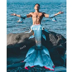 Professional Mermaid Tail Woman Adult Big Fishtail Mermaid Ears and Bra Dream Aquarium Diving and Swimming Can Custom Size