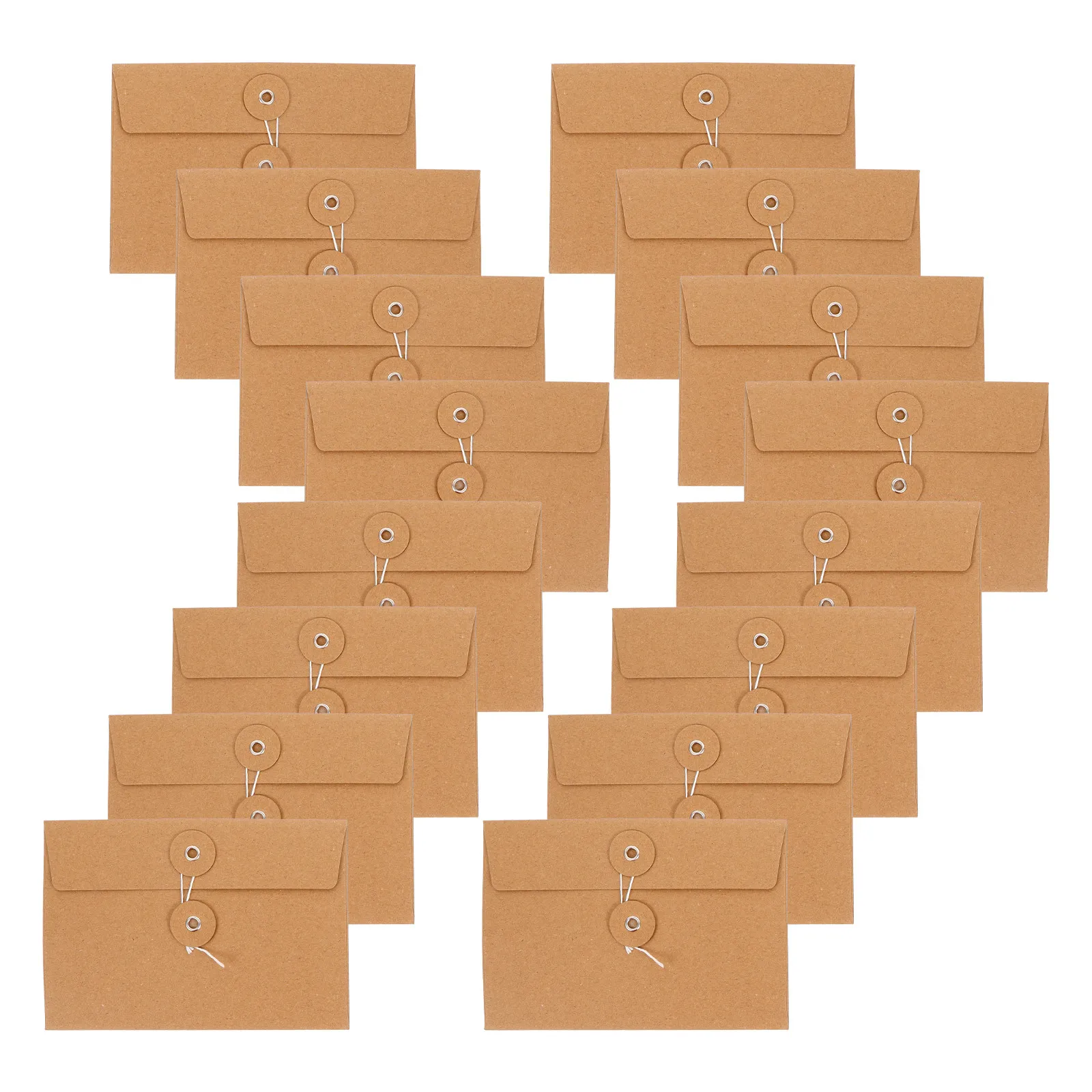 

20 шт. Многофункциональные конверты-органайзеры из крафт-бумаги для хранения документов и писем