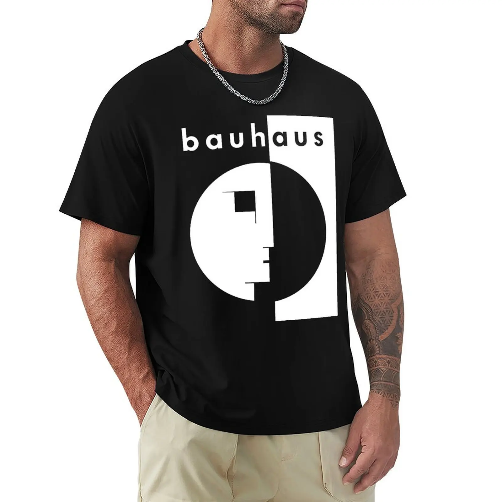 

Bauhaus T-Shirt funny shirt cotton graphic t shirts Aesthetic clothing outfits for men