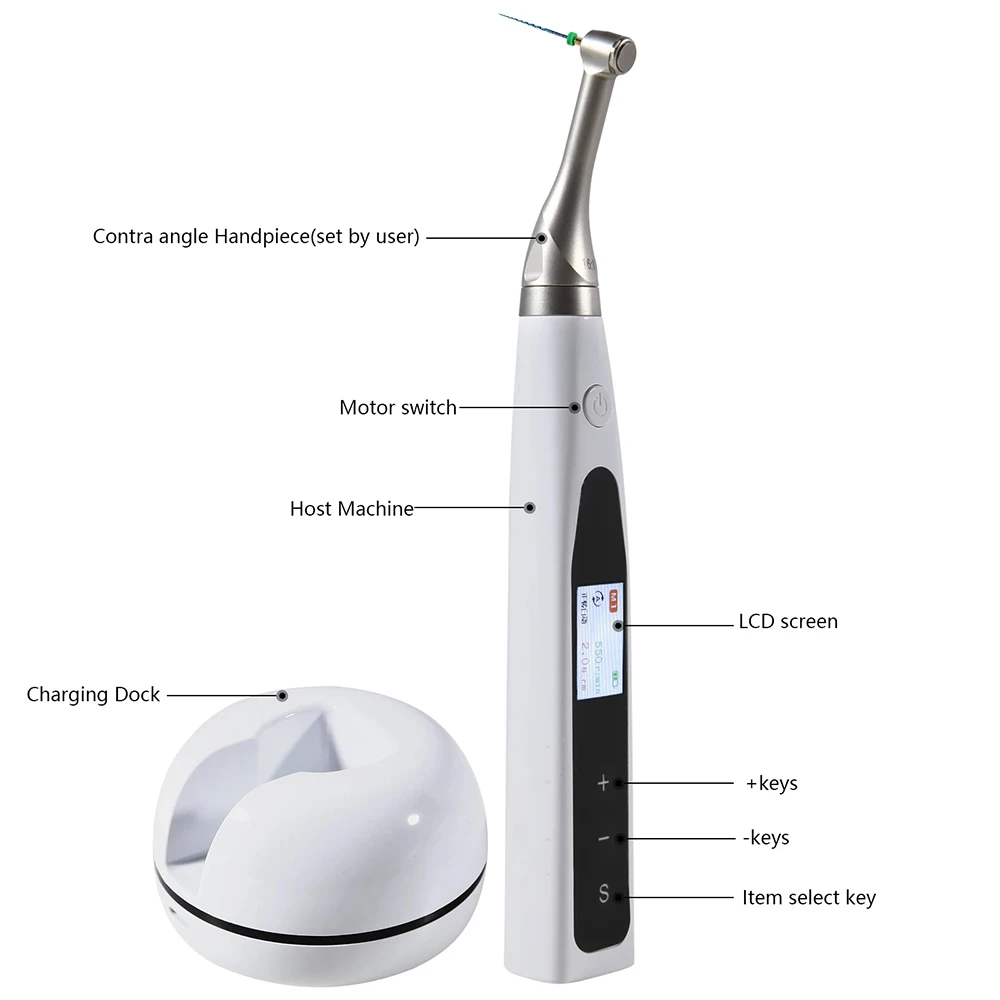 Motor de endodoncia Dental con localizador Apex, equipo endodóntico 2 en 1 para Terapia de Canal radicular, herramienta de odontología