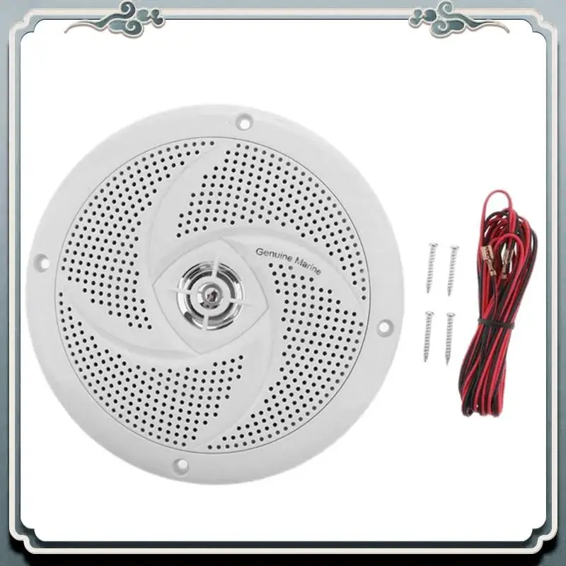 

Premium 6.5Inch Marine Speaker Waterproof 60W Boat Speaker Audio Amplifier Loudspeaker With Cable For Boat Marine Car RV Sound D