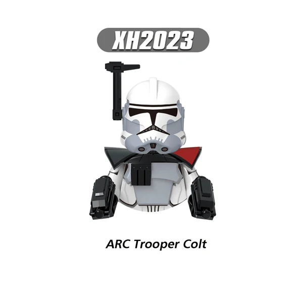 Stormtroopers Building Blocks XH1877 Snowtroopers Jet Flame Scout Trooper Admiral Thrawn Tarkin Moff Gideon Action Figure Toys