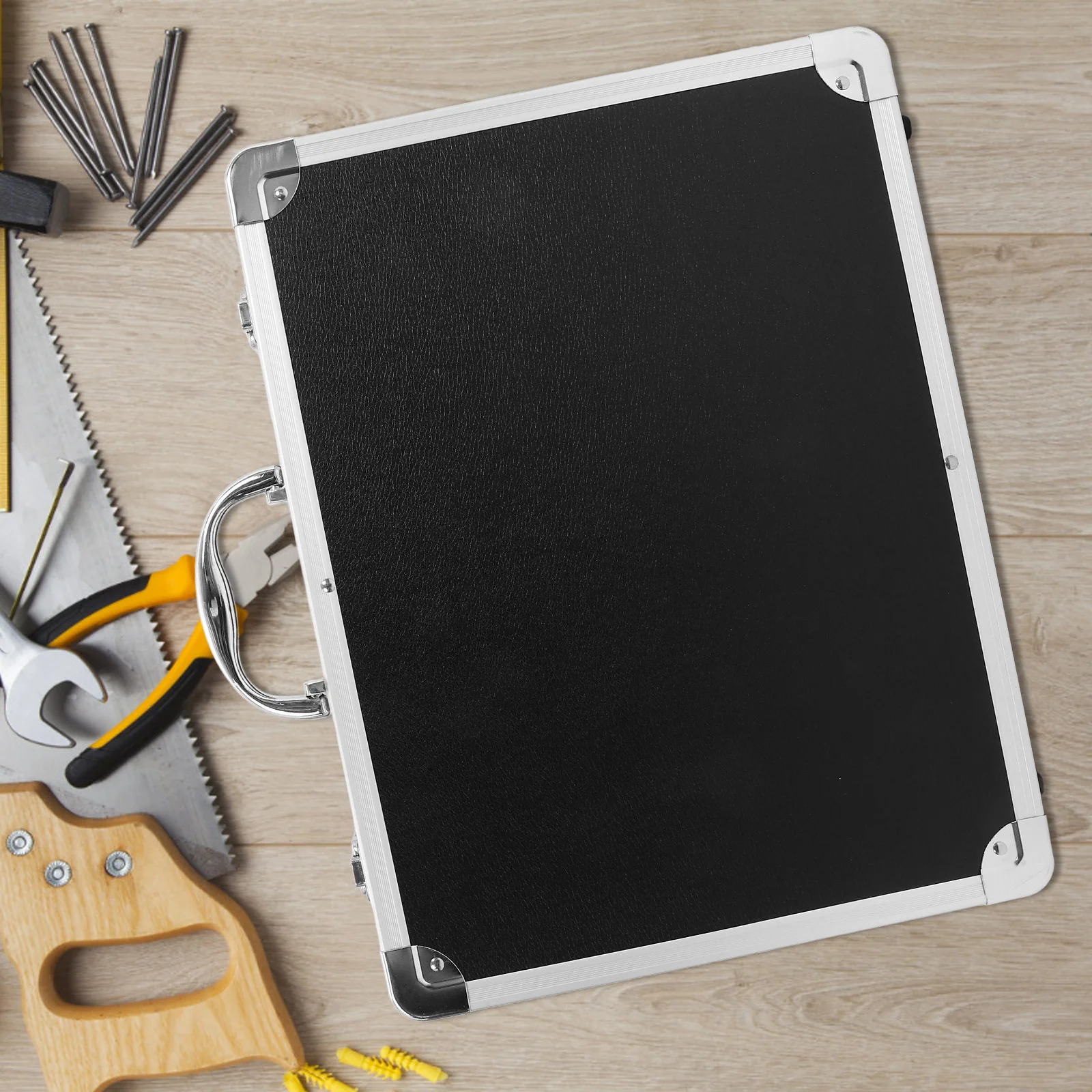 صندوق أدوات دواء من سبائك الألومنيوم، حقيبة متينة ومحمولة ومتعددة الأغراض، مجموعة أدوات سفر كبيرة للمساعدة