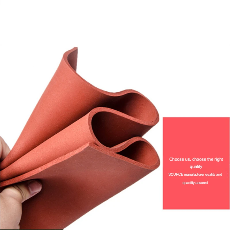 Silicone Foam Pad High Temperature Resistant Sponge Plate Sealing Plate Red Bronzing Plate Heat Transfer Press High Temperature