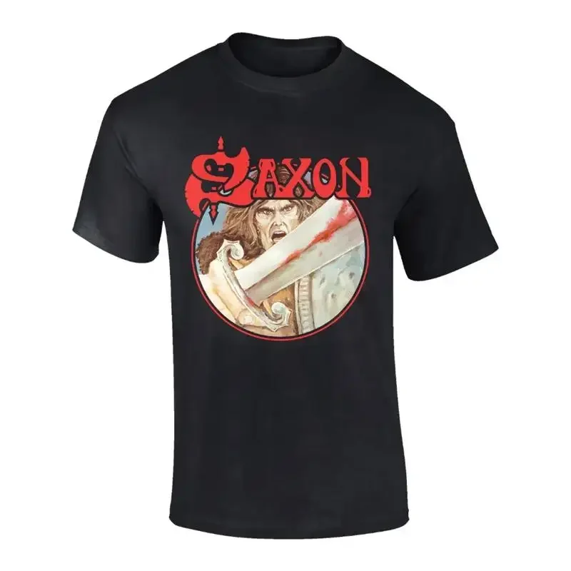 Saxon T-Shirt Designer Shirt Sport Anime Aesthetic Clothing