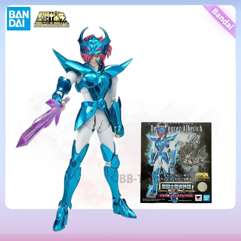 Em estoque bandai saint seiya pano mito ex delta mcgrrath alberich 18cm anime personagem modelo brinquedo bb