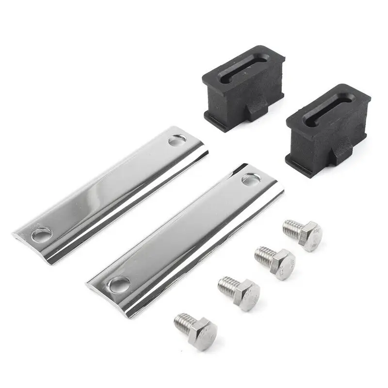 1Set Schalldämpfer-Halterungssatz 65724-85A für FLT Road Tour Glide 1985-2016 Motorrad-Auspuffrohrisolierung-N29R