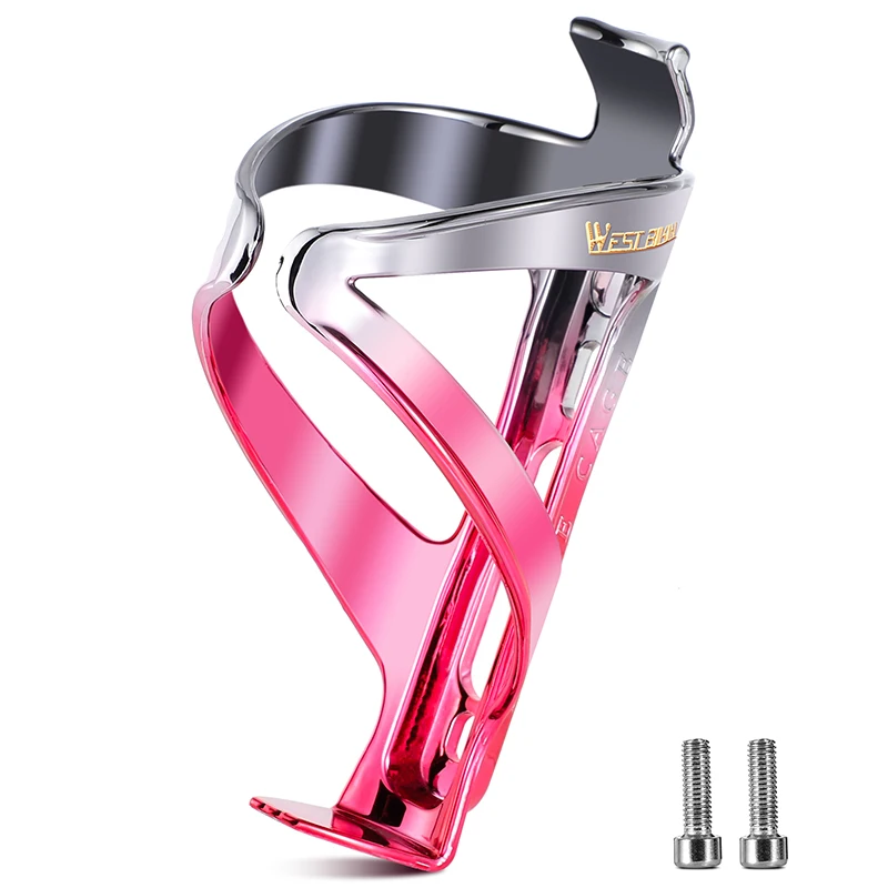 AliExpress West Biking WEST BIKING Bicycle Bottle Holder Lightweight MTB Water Bottle Cages Colorful Gradient Plated Bottle Holder Mountain Road Bike