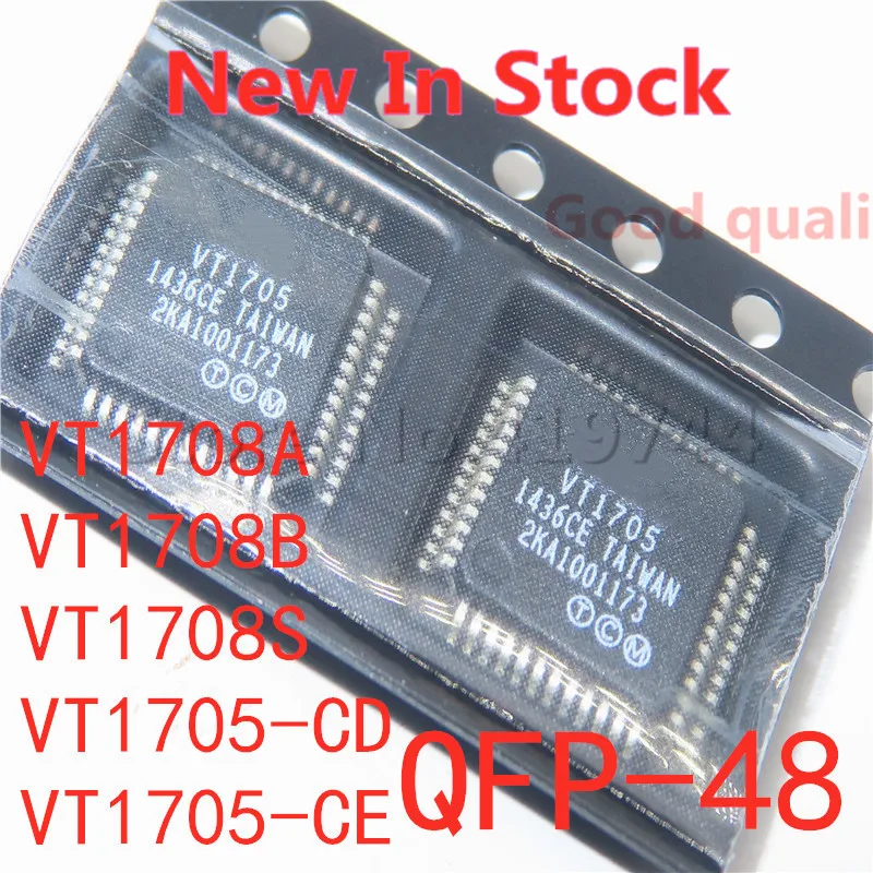 2PCS/LOT VT1708A VT1708B VT1708S VT1705 QFP-48 SMD notebook motherboard chip New In Stock GOOD Quality