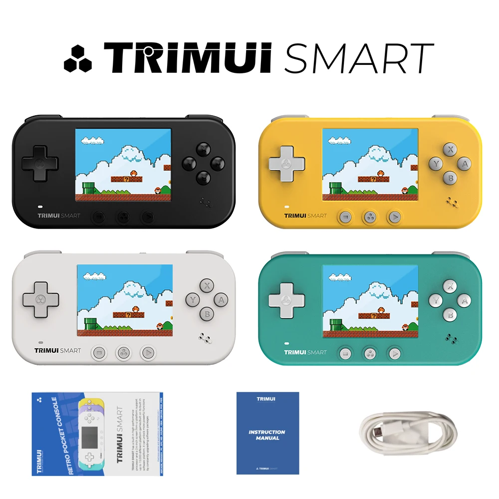 

Trimui Smart New 2.4-Inch Ips Screen Open Source Exquisite Wifi Gaming Machine Intelligent Handheld Gaming Machine Mini Retro