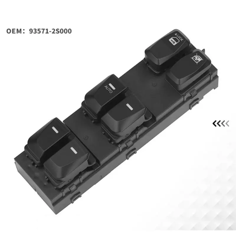 A85E-For IX35 Tucson 2010- 2015 Electric Power Window Lifter Control Switch 935762S000 93571-2S000 view 3