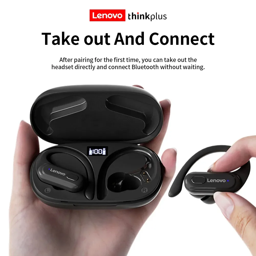 Подборка AliExpress Беспроводные Bluetooth-наушники Lenovo Thinkplus XT60B, TWS-наушники с микрофоном и шумоподавлением, водонепроницаемые наушники